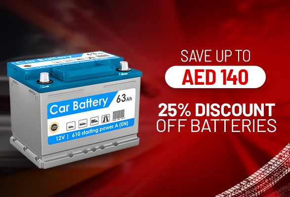 25% off on car battery