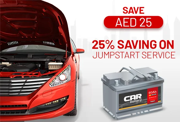 Save 25% on Jump Start service