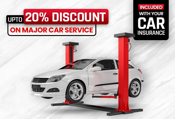 Up to 20% Off Major Car Service with Car Insurance UAE