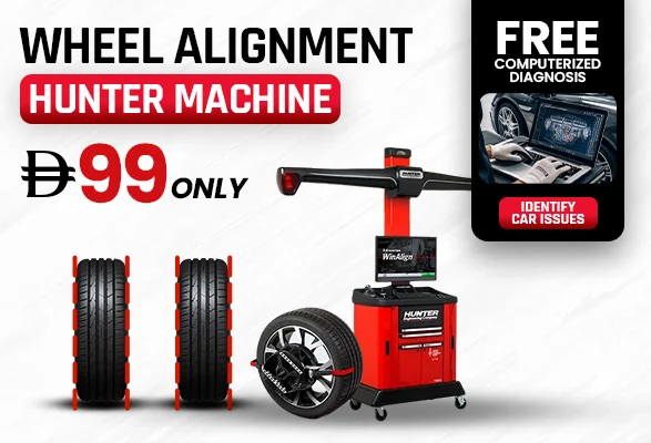 Wheel Alignment Just AED 99 in UAE