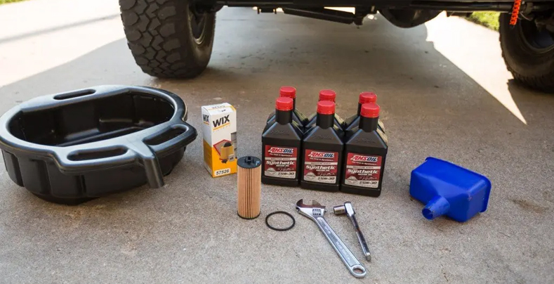 Car Oil Change Materials
