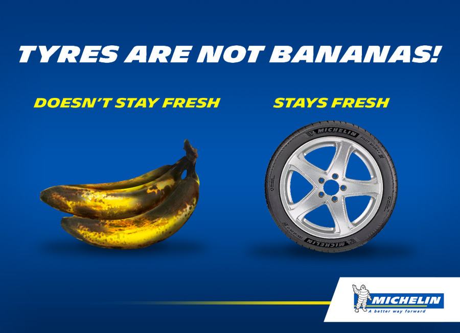 Tyres are not bananas Tyres are not Bananas
